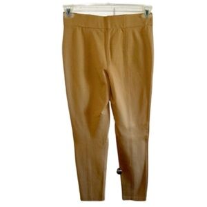Thalian Ponte Pants Tan Sz 4 Jena Pull-On